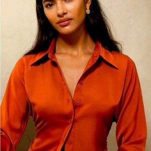 Banana Republic Factory Side-Ruched Blouse